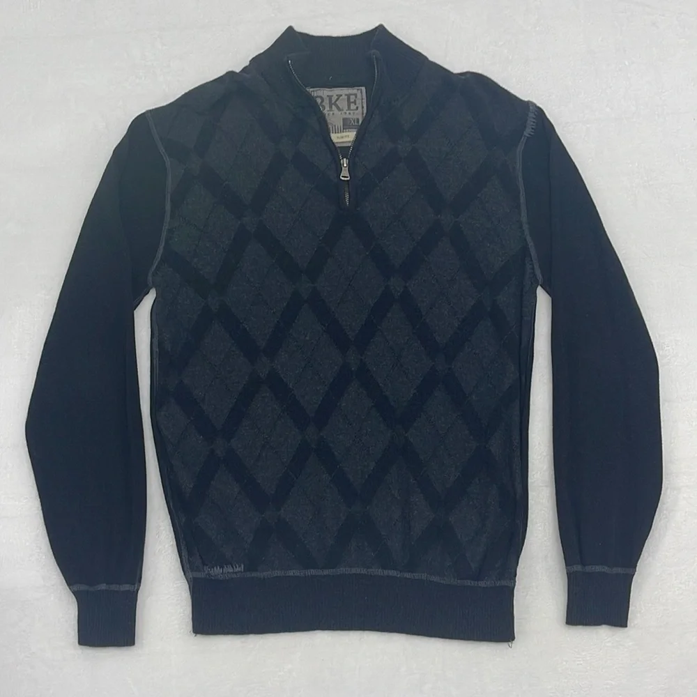BKE Quarter Zip Slim Fit Sweater Men’s XL